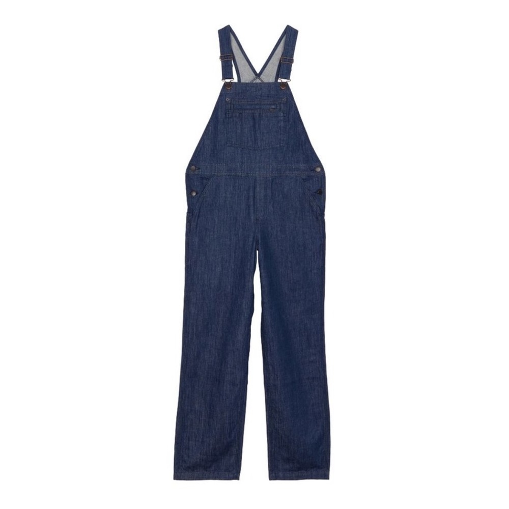 NEW Patagonia Dark Blue Steel Forge Denim Straight Leg Bib Overalls - Picture 2 of 15
